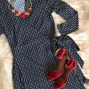 Ann Taylor Wrap Dress 10P